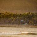 Tropical beach in the Dominican Republic at dawn