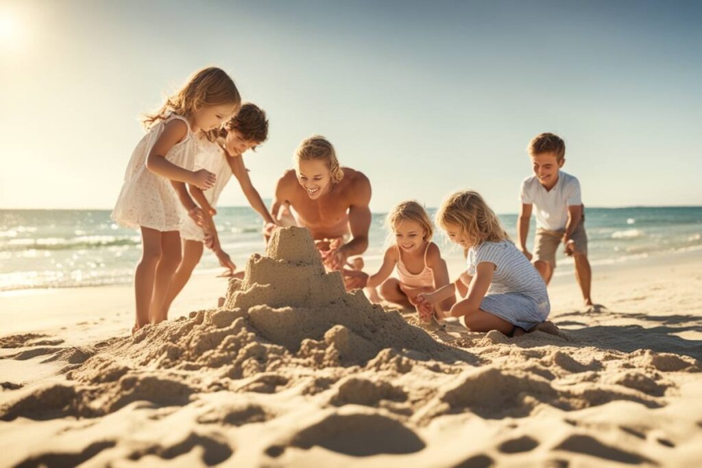 Vacances en famille plage