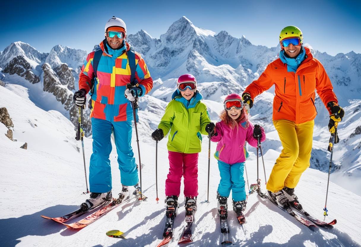 Ski en famille à petit prix - les bons plans dans les Alpes