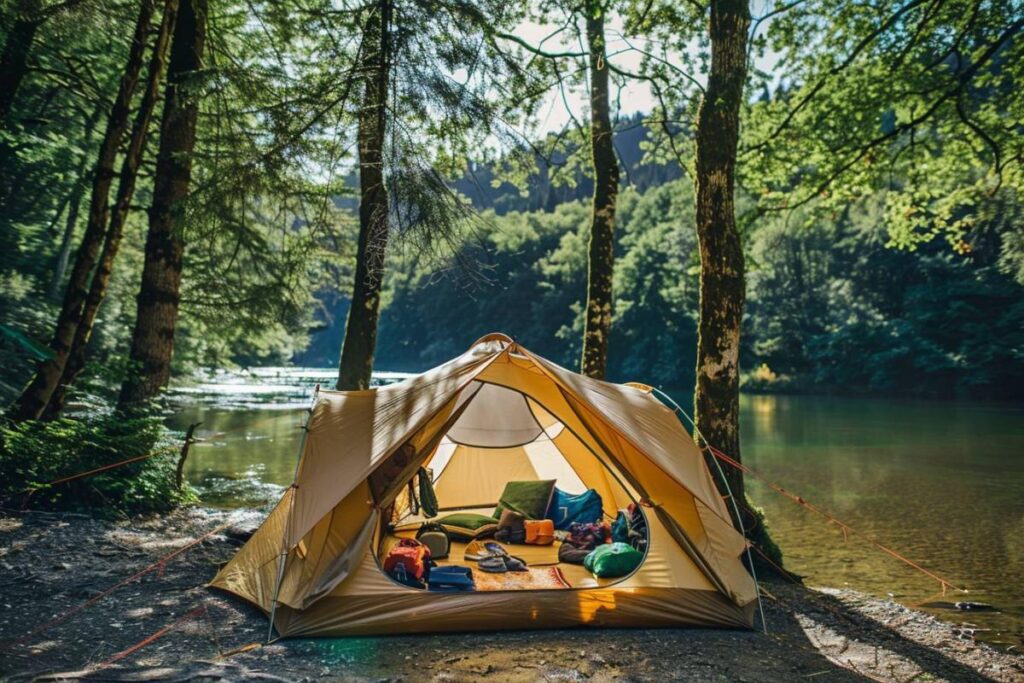 prix emplacement tente camping