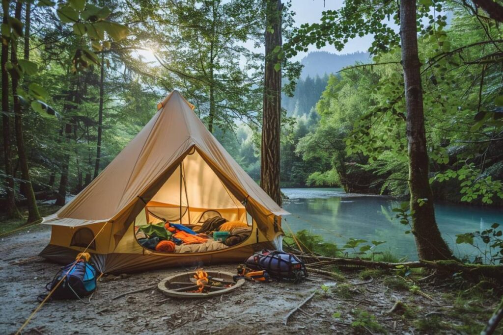 camping tente ardeche