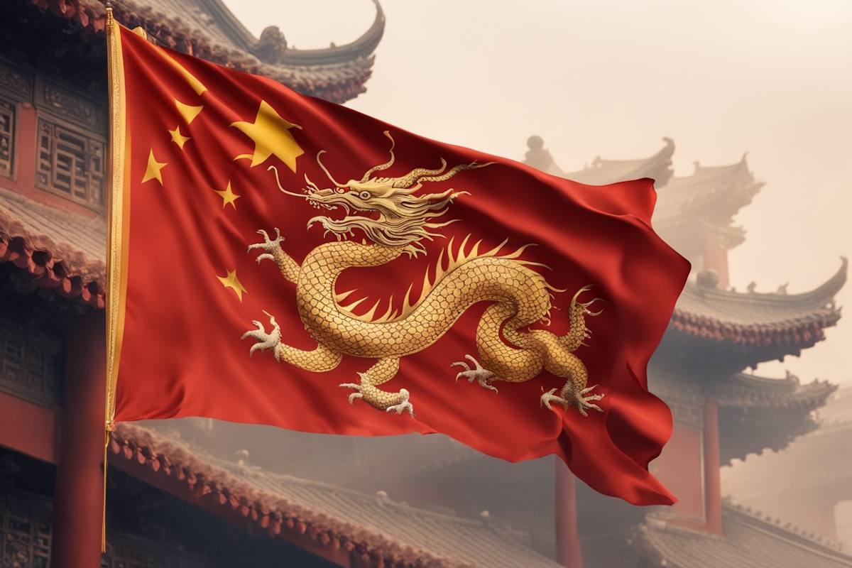 ancien drapeau chine