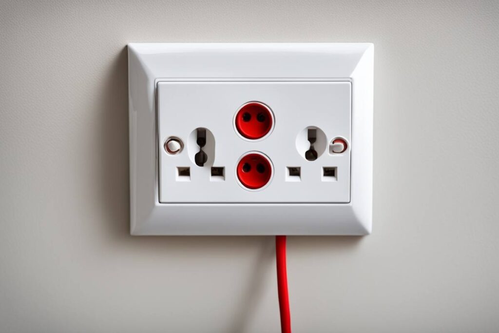 chine prise électrique