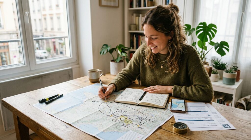 Créer un itinéraire de voyage réaliste et équilibré