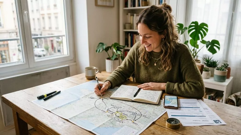 Créer un itinéraire de voyage réaliste et équilibré